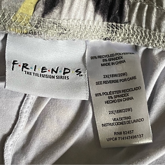Friends TV Show Characters Pj Lounge Pants Women’s 2XL - Picture 6 of 6